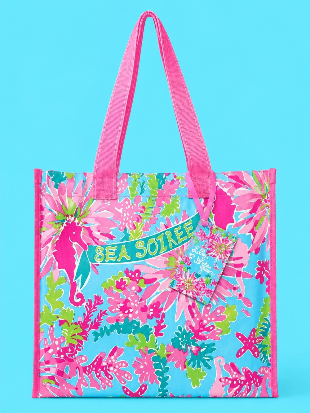 Market Tote in Trippin' and Sippin' by Lilly Pulitzer